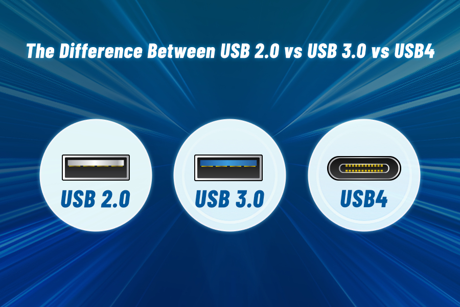 The Difference Between USB 2.0 vs USB 3.0 vs USB4
